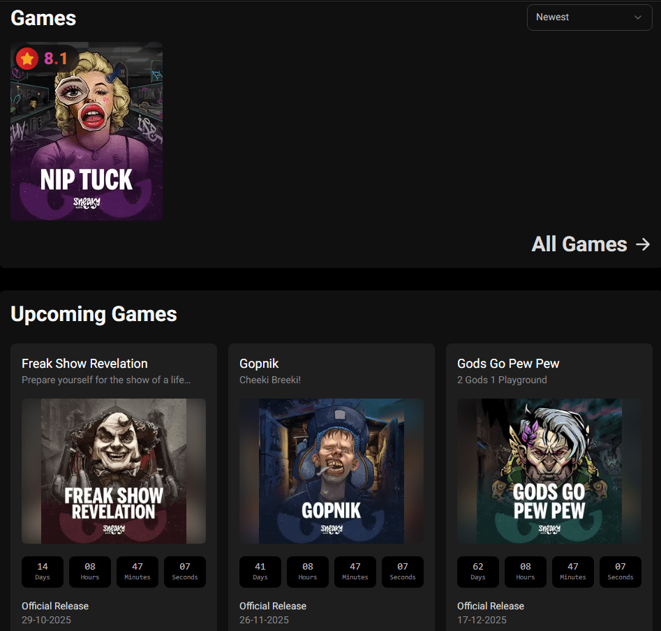 Sneaky slots pipeline